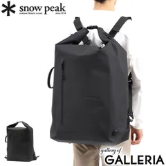 スノーピーク リュック snow peak Water Proof 4Way Dry Bag L ショルダーバッグ ボストンバッグ 大容量 80L メンズ レディース AC-21AU403 ブラック