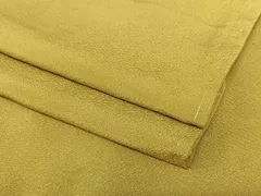 平和屋着物●上質な色無地　路考茶色　正絹　逸品　AAAY6639zg