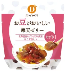 だいずデイズ お豆がおいしい寒天ゼリーあずき 110gのサムネイル