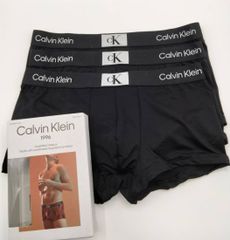 Calvin Klein1996(カルバンクライン)  ローライズボクサーパンツ ブラック  3枚セット メンズボクサーパンツ 男性下着 NB3532
