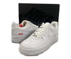 SUPREME×NIKE CU9225-100 AIR FORCE 1 LOW SP エアフォース シューズ ホワイト サイズUS9.5=27.5cm 正規品 / 28964