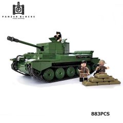 ESシリーズ イギリス クロムウェル ブロック戦車 ミリタリー 883PCS