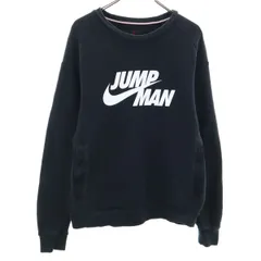 AIR JORDAN エアジョーダン 長袖 スウェット トレーナー M ブラック NIKE ナイキ メンズ 古着