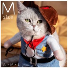 ＊新品＊ 新作 小型犬服　サイズＭ 超可愛い　ペット服　ハロウィン　コスプレ　カウボーイ　カウガール　テキサス　撮影会　目立つ　犬服　猫服　犬用シャツ　ペット用品　ネコ雑貨 フォロー割  G321