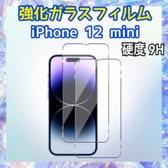 iPhone12 mini用 強化ガラスフィルム 硬度9H 保護フィルム 液晶画面保護