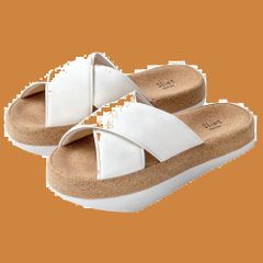 【人気商品】[アルファックス] 体幹トレーニング スリッパ 室内 前開き 体幹を整えるスリッパ Sliet(スリエット) オープントゥタイプ ホワイト 23.0-24.5cm