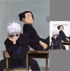 【中古】グッズセット 五条悟＆夏油傑 A4メタリッククリアファイル＆ブロマイド 「呪術廻戦 懐玉・玉折」 TOHO animation STORE限定