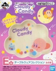 [중고] 접시·찻잔 커비 플레이트 테이블웨어 컬렉션 [이치반 복권 별 커비 Cloudy Candy] E상