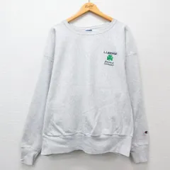 XL/古着 長袖 チャンピオン Champion リバースウィーブ メンズ 00s クローバー 大きいサイズ クルーネック 薄グレー 霜降り spe 25feb12 中