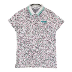 サイズ：2 JACK BUNNY ジャックバニー  半袖ポロシャツ 花柄 ホワイト系 [240101282056]# ゴルフウェア レディース ストスト