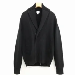 アルマーニ コレツィオーニ ARMANI COLLEZIONI 美品 ショールカラー ウール ニット カーディガン 48 ブラックのサムネイル