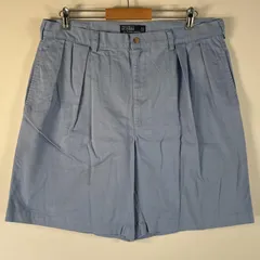 古着 90's/90年代 ポロバイラルフローレン Polo by Ralph Lauren ショートパンツ ポロチノ 半ズボン クラシックチノ  w38  水色系 メンズ