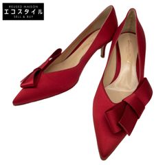 Gianvito Rossi ジャンヴィトロッシ 新品未使用 KYOTO55 リボンサテンパンプス 37