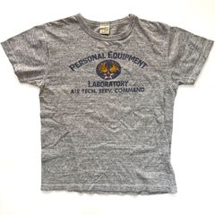 BUZZRICKSON'S S/S TEE Tシャツ グレー BR76560 VINTAGE SLUB PERSONAL EQUIP エアフォース