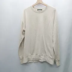 ◇ ⊇ kutir クティール 長袖 スウェットトレーナー サイズL ベージュ系 メンズ E  【1502060013413】のサムネイル