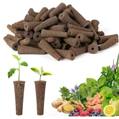 ShuaWdk 12個入 水耕栽培 スポンジ すいこう栽培キット 水耕栽培 り植えるスポンジ 水耕栽培キット 詰め替えポッド 苗床 室内 ガーデン 植物育成無土壌栽培 ガーデン用品 水耕栽培屋内ガーデンシステムに適しています (12)