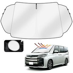 【2025年・遮光・遮熱アップグレード】Cartist トヨタ 新型 ヴォクシー ノア 90系 フロントサンシェード VOXY NOAH 4代目 R90W型 R4.1? サンライン サンセット サンフィア フロントガラス サンシェード シェードカーテン マ 1