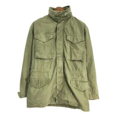 60年代 米軍実物 U.S.ARMY M-65 フィールドジャケット 1st ヴィンテージ ミリタリー オリーブ (メンズ SMALL相当) 中古 古着 S5012