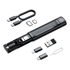 【人気商品】Micro to USB to 変換アダプタ 変換アダプタ & & USB-C USB-C to to USB-A USB-C 変換アダプタ & & PD急速充電) カードピン付き】 USB-Cケーブル(60W カードスロット内蔵 ライトニング ス