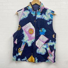 美品✨レオナールスポーツ リバーシブルベスト トリム 花柄 44 ゴルフ