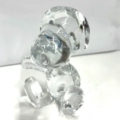 からしくん専用　Baccarat　バカラ　スヌーピー　箱あり　オブジェ　ガラス 楽天市場】バカラ スヌーピー レッドオクトゴン クリア