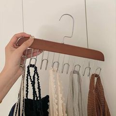 マルチフック付きハンガー 2点セット 小物 収納 クローゼット