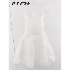 ◇ FRAY I.D フレイアイディー 切り替え キャミソール 膝丈 ワンピース サイズ1 アイボリー系 レディース  【1109140015635】
