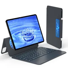 【数量限定】マルチペアリング 磁気吸着 横置き 縦置き ペン収納 一体型 Air第5/4世代10.9インチ対応 Pro11インチ第4/3/2/1世代 超高精度タッチパッド付き Bluetooth 11インチ 11インチ キーボード 5.3 キーボード air