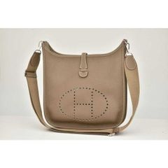 エルメス エヴリン3 PM 29 ショルダーバッグ トリヨンクレマンス エトゥープ Y刻印 H056277CK18【正規品】