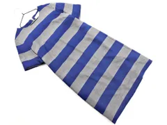 BEAUTY & YOUTH ビューティ&ユース ユナイテッドアローズ ボーダー ワンピース 青ｘグレー ■◆ レディース