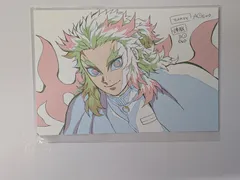 劇場版 鬼滅の刃 無限列車編 展示原画ポストカード C 煉獄杏寿郎 2 グッズ ポストカード