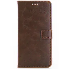 iPhone13 mini ケース 手帳 アイフォン13ミニ  アンティーク レザー レトロ 手帳 ケース 【Color】 ブラウン