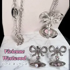 Vivienne Westwood リボンモチーフ ネックレス 箱付き ◇Vivienne Westwood◇OCTAVIE リボンxオーブ チョーカー