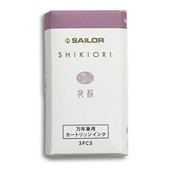 セーラー万年筆　万年筆用カートリッジ　 インク　四季織(3本入)　夜桜