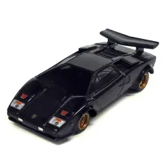 【中古】ミニカー 3.Lamborghini Walter Wolf Countach(ブラック) 「サントリーコーヒーボス ランボルギーニ スーパーカーセレクション」 2011年キャンペーン品