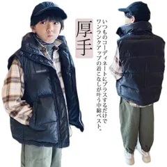中綿ベスト キッズ ベスト スタンドカラー 中綿 ジャケット 子供服 男の子 秋 冬 アウター 羽織り 上着 中綿入り キッズアウター ダウンベスト 軽量 厚手 防寒 保温 暖かい 秋服 冬服 通学 #erika7629