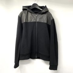 Art Comes First ドッキングパーカー ライダース切替 ブラック L
