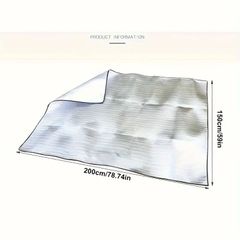 キャンプ用マット 150x200cm テント用マットレス キャンプ用マット 防水アルミ 折りたたみ式ピクニックビーチパッド アウトドアお出かけマット防水ポータブルキャンプテントマット　ハイキング　キャンプ　アルミシート