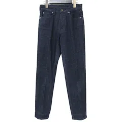 美品 theory luxe セオリーリュクス パンツ デニム ジーンズ ジーパン ボトムス ズボン 23秋冬 ネイビー 紺 34(XS) スリム テーパード ストレッチ コットンのサムネイル