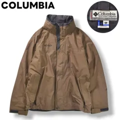 【高機能】 コロンビア COLUMBIA バーテックス VERTEX インターチェンジ INTERCHANGE マウンテン パーカー ナイロン ジャケット 裏地 メッシュ XL ブラウン ルーズ シルエット メンズ