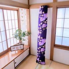 琴(箏)ゆたん　油単　カバー　紫地