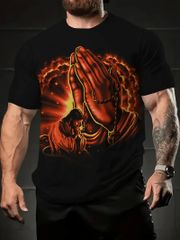 HIPHOP プリント 半袖Tシャツ 259  黒 派手 ストリート ダンス B系 ヤクザ ヤンキー オラオラ系 悪羅悪羅 ホスト 服 メンズ ファッション