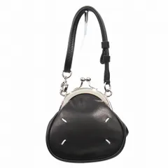 未使用 23SS メゾンマルジェラ Maison Margiela "TABI FRAME MICRO BAG" タビ フレーム マイクロ バッグ ポーチ 小物入れ ラムレザー 4ステッチ SA1VL0004 黒 ブラック レディース メンズ ◇12のサムネイル