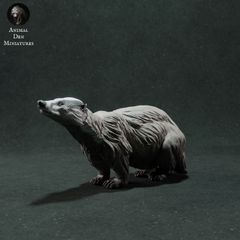 Animal Den Miniatures | European Badger 1/35 | 3Dプリント ミニチュア