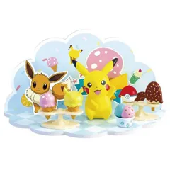 ポケモン 3Dシーン フィギュア ピカチュウのアイスクリーム ポケモンボールセット 海外限定 Pokemon Scene Series Pikachu Ice Cream Poke Ball Set
