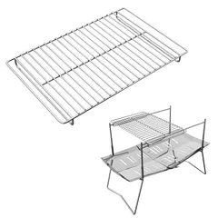 Tokyo Camp 焚き火台専用 焼き網 五徳 ロストル ステンレス バーベキューグリル 洗いやすい ワイヤー網 キャンプグリル (網単品(標準)) 0
