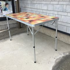 10047 Coleman コールマン ナチュラルモザイクリビングテーブル120