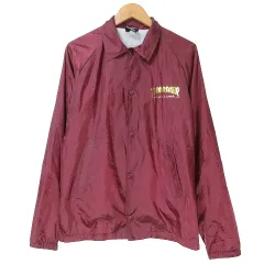 スラッシャー THRASHER コーチジャケット 裏トリコット プリント ナイロン S ボルドー ■GY01 Xのサムネイル