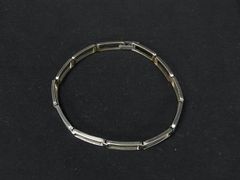 SV925 シルバー ブレスレット スワロフスキー 7.11g ウェーブ - メルカリ