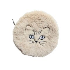 松尾ミユキ　ポーチ　Fluffy Circular Pouch Cat